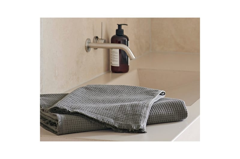Håndklæde Haze 50 x 70 cm - Grå - Tekstiler - Badetekstiler - Håndklæder