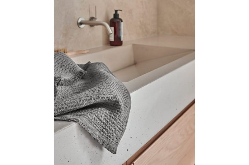 Håndklæde Haze 50 x 70 cm - Grå - Tekstiler - Badetekstiler - Håndklæder