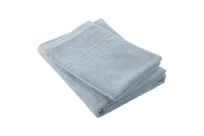 Håndklæde Helle 50 x 70 cm - Blå - Tekstiler - Badetekstiler - Håndklæder