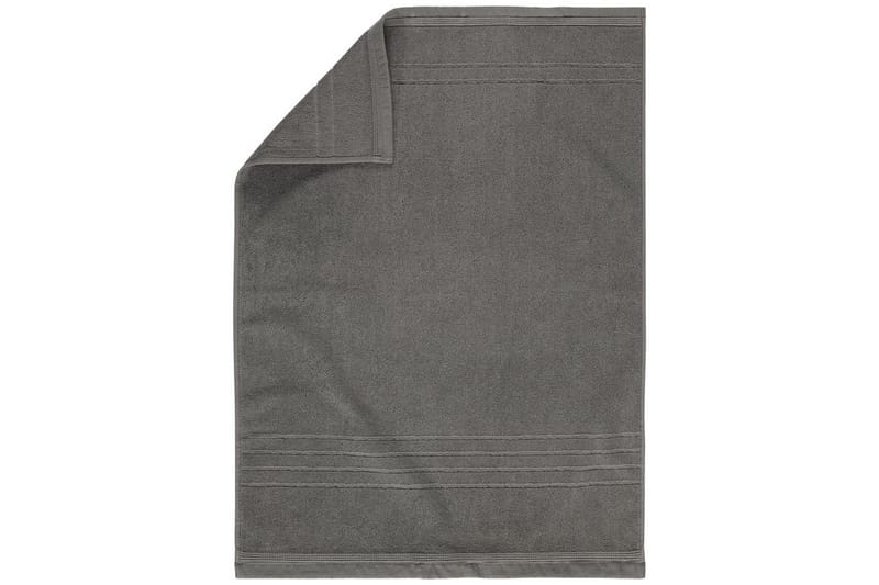 Håndklæde Helle 50 x 70 cm - Grå - Tekstiler - Badetekstiler - Håndklæder
