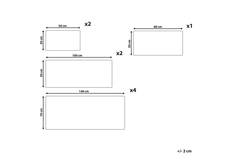 Håndklæde Mitiaro sæt á 9 Hvid - Hvid - Tekstiler - Badetekstiler - Håndklæder
