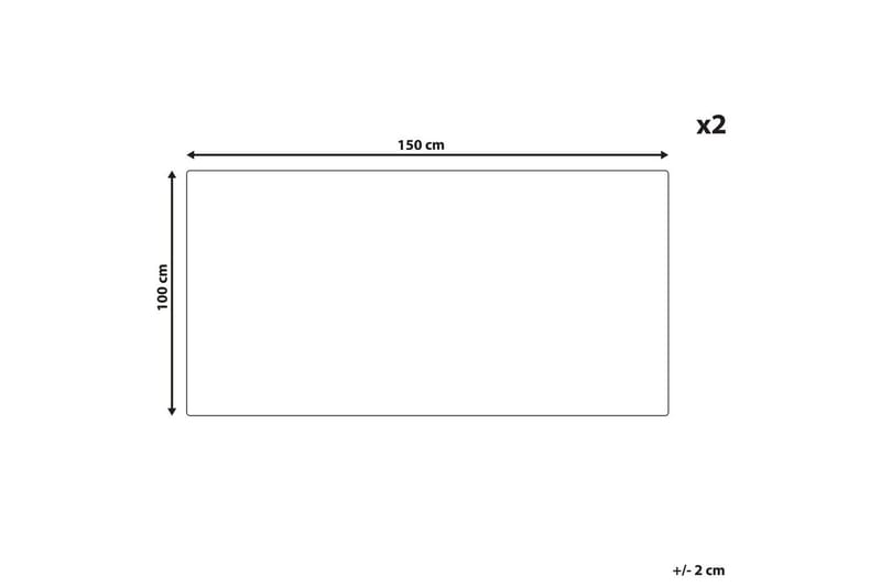 Håndklæde Mitiaro sæt om 2 Grøn - Grøn - Tekstiler - Badetekstiler - Badehåndklæder