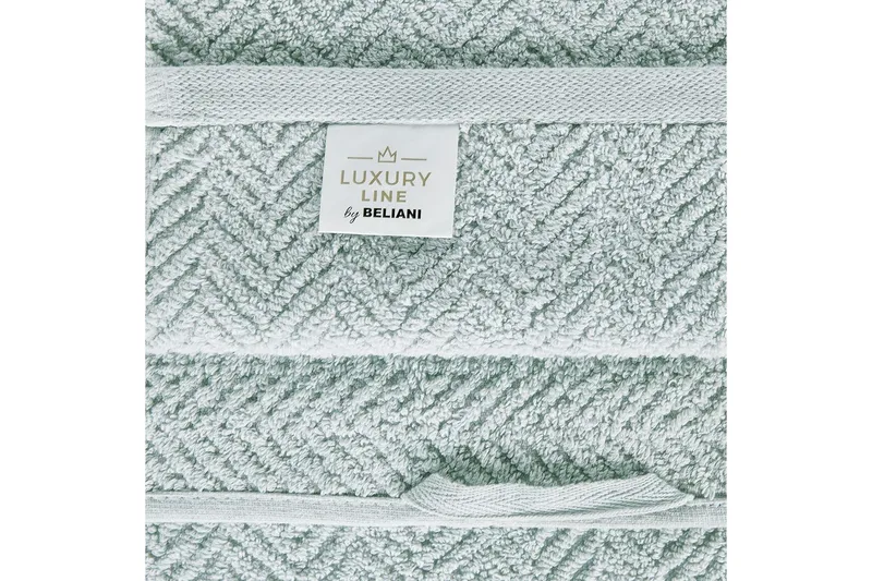 Håndklæde Mitiaro sæt om 2 Mintgrøn - Mintgrøn - Tekstiler - Badetekstiler - Badehåndklæder
