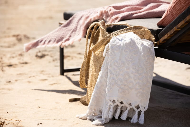 aheser Håndklæde 50x90 cm 2-pak - Sand - Tekstiler - Badetekstiler - Håndklæder