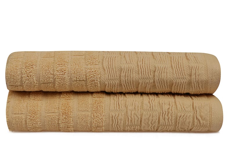 Ashburton Håndklæde 2-pak - Gul - Håndklæder