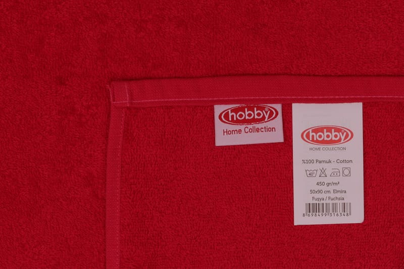 Ashburton Håndklæde 2-pak - Rød - Håndklæder