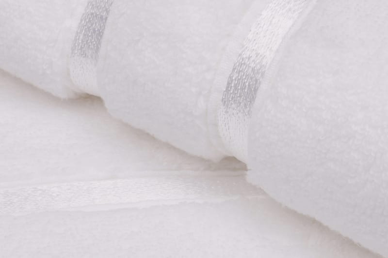 Ashburton Håndklæde 2-pak - Hvid - Tekstiler - Badetekstiler - Håndklæder