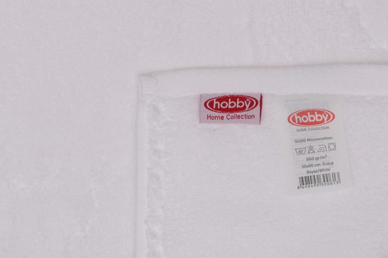 Ashburton Håndklæde 2-pak - Hvid - Tekstiler - Badetekstiler - Håndklæder