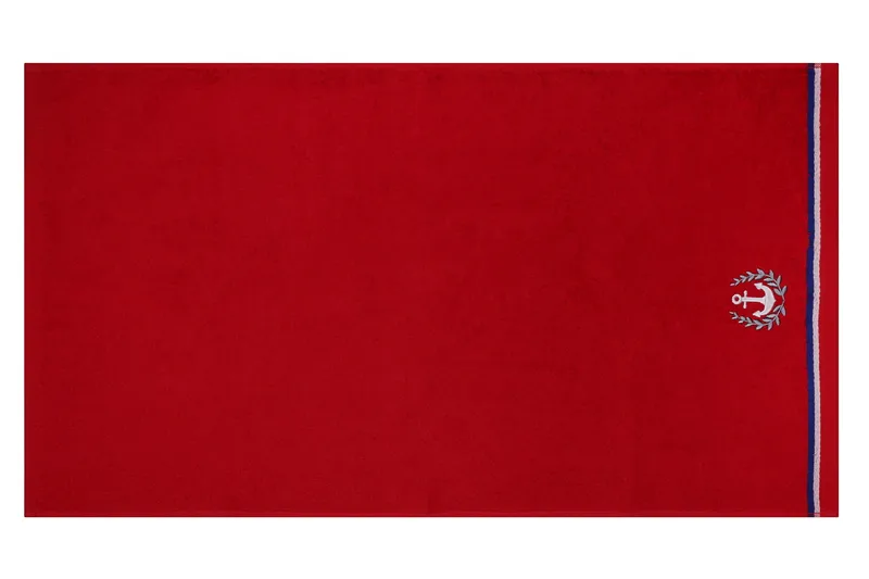 Ashburton Håndklæde 2-pak - Rød - Tekstiler - Badetekstiler - Håndklæder