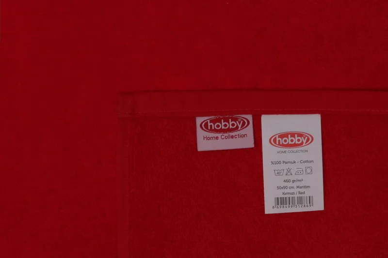 Ashburton Håndklæde 4-pak - Rød/Grå/Turkis/Blå - Tekstiler - Badetekstiler - Håndklæder