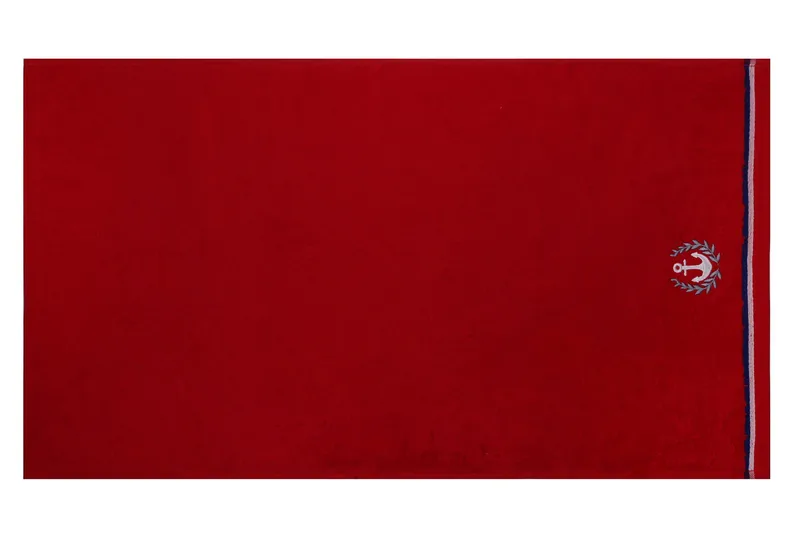 Ashburton Håndklæde 4-pak - Rød/Grå/Turkis/Blå - Tekstiler - Badetekstiler - Håndklæder