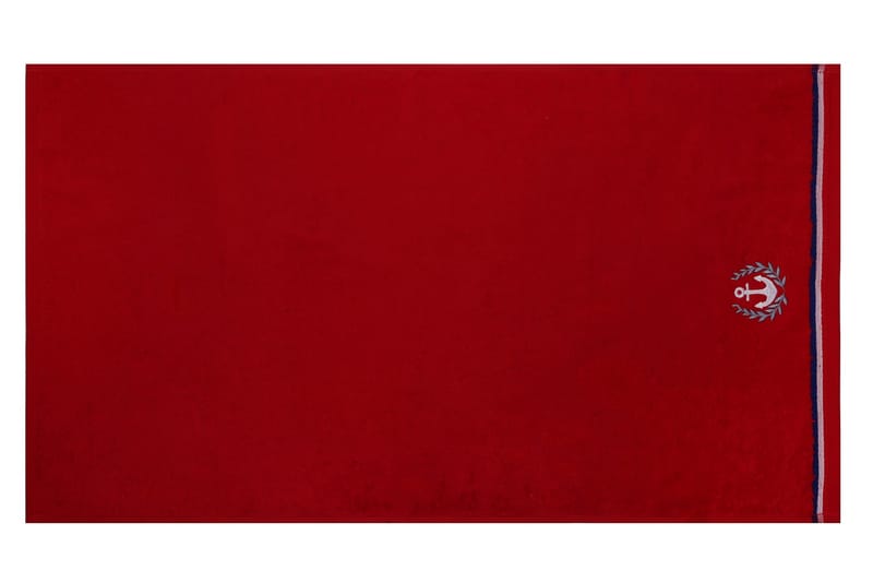 Ashburton Håndklæde 4-pak - Rød/Grå/Turkis/Blå - Tekstiler - Badetekstiler - Håndklæder