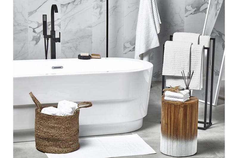 Atai Håndklædesæt 11stk - Hvid - Tekstiler - Badetekstiler - Håndklæder