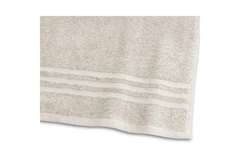 Gæstehåndklæde Basis Frotté - Sand - Tekstiler - Badetekstiler - Håndklæder