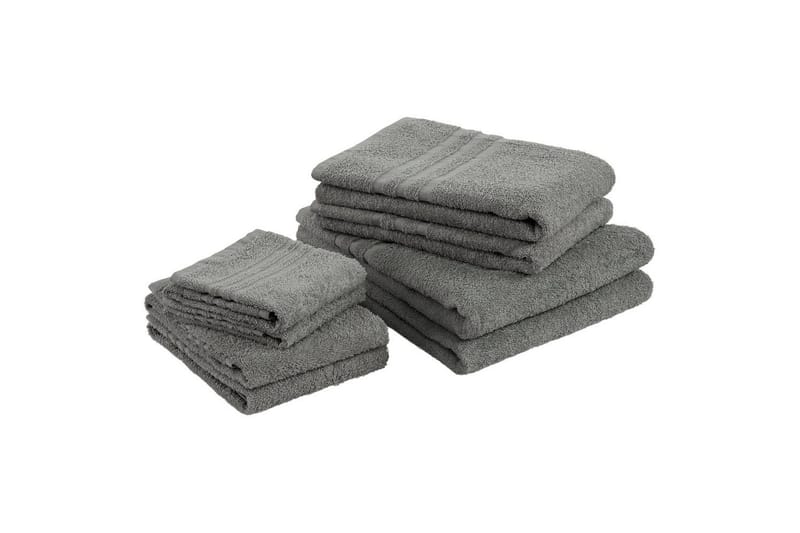 Gæstehåndklæde Basis Frotté, Grå