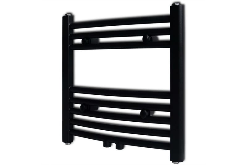 Håndklædetørrer til badeværelset centralvarme 480x480 mm - Sort - Tekstiler - Badetekstiler - Håndklæder