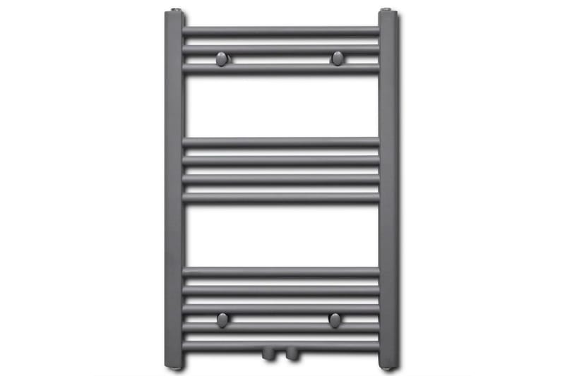 Håndklædetørrer til badeværelset centralvarme lige 500x764mm - Grå - Tekstiler - Badetekstiler - Håndklæder