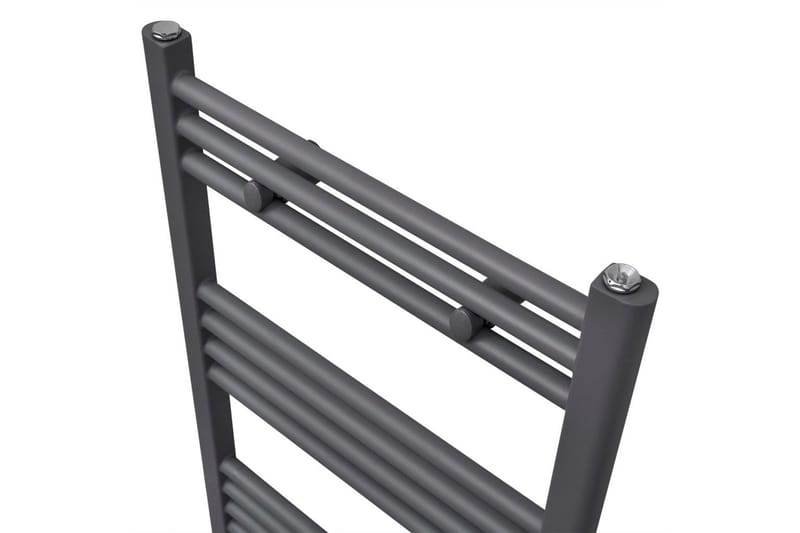 Håndklædetørrer til badeværelset centralvarme lige 500x764mm - Grå - Tekstiler - Badetekstiler - Håndklæder