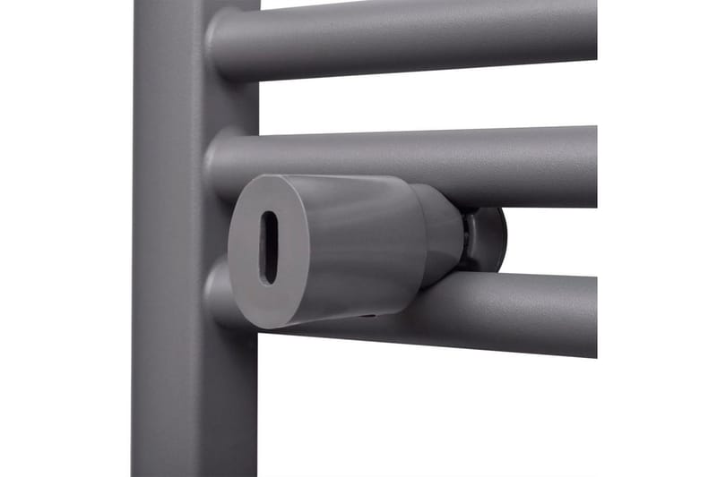 Håndklædetørrer til badeværelset centralvarme lige 500x764mm - Grå - Tekstiler - Badetekstiler - Håndklæder