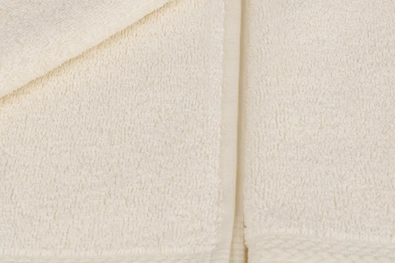 Hobby Håndklæde 30x50 cm 6-pak - Creme - Tekstiler - Badetekstiler - Håndklæder