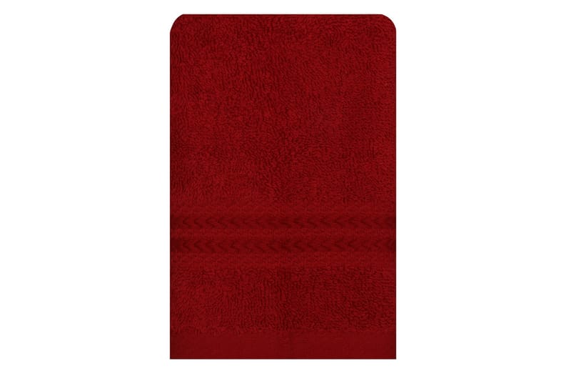 Hobby Håndklæde 30x50 cm - Rød - Håndklæder