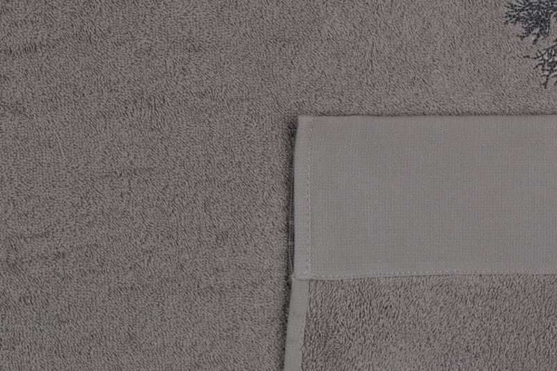 Hobby Håndklæde 50x90 cm 2-pak - Grå/Mørkegrå - Håndklæder