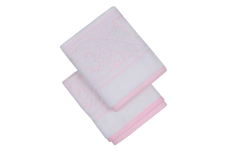 Hobby Håndklæde 50x90 cm 2-pak - Hvid - Håndklæder