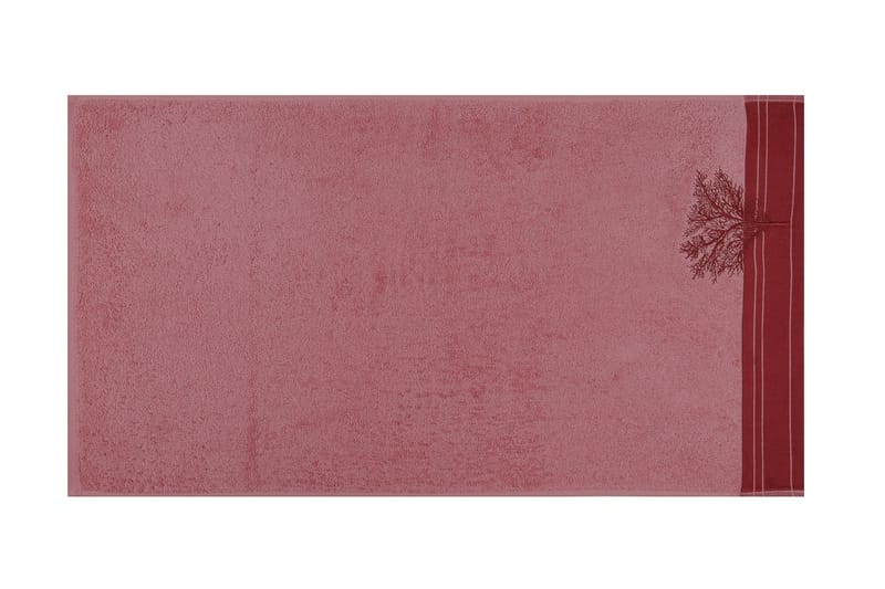 Hobby Håndklæde 50x90 cm 2-pak - Lys Lyserød/Rød - Tekstiler - Badetekstiler - Håndklæder