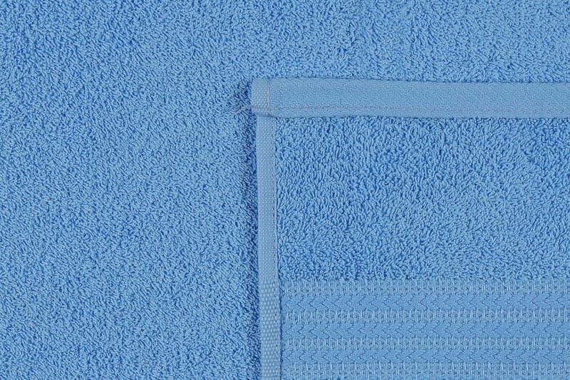 Hobby Håndklæde 50x90 cm - Blå - Tekstiler - Badetekstiler - Håndklæder