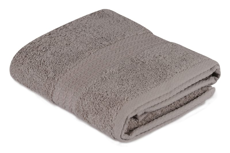 Hobby Håndklæde 50x90 cm - Grå - Tekstiler - Badetekstiler - Håndklæder