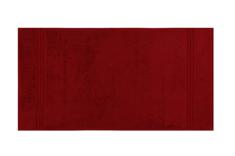 Hobby Håndklæde 50x90 cm - Rød - Tekstiler - Badetekstiler - Håndklæder