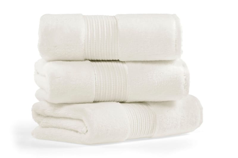 Morghyn Badehåndklæde - Creme - Håndklæder