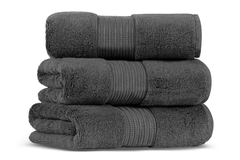 Morghyn Håndklæde - Antracit - Håndklæder