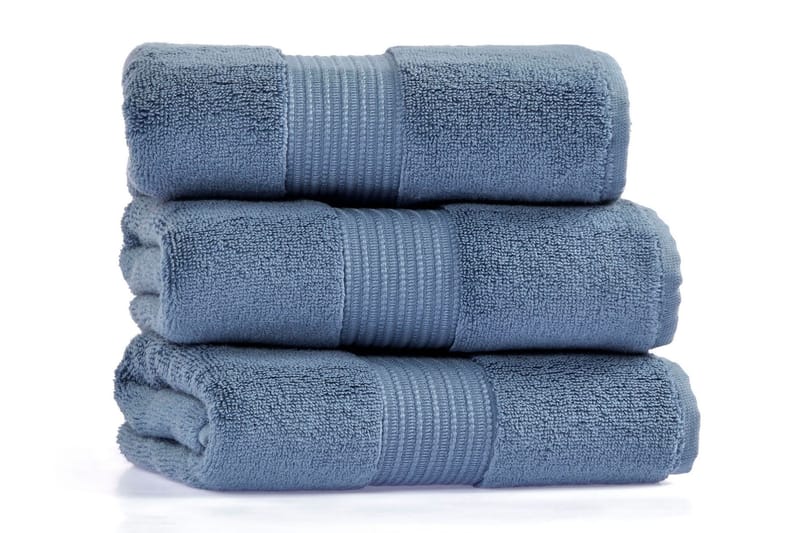Morghyn Håndklæde - Blå - Håndklæder