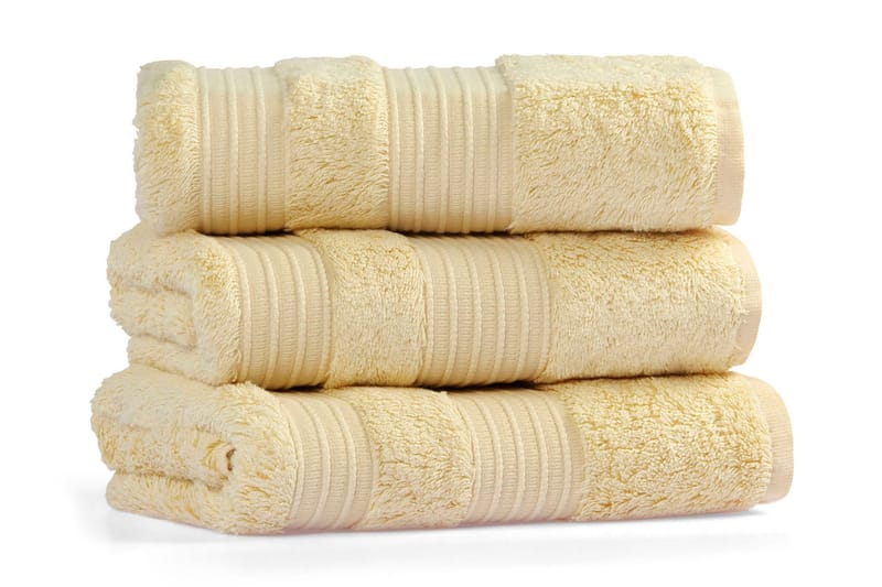 Morghyn Vaskeklud - Gul - Håndklæder