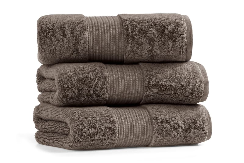 Morghyn Vaskeklud - Mørkebrun - Badehåndklæder - Strandhåndklæde & strandlagen