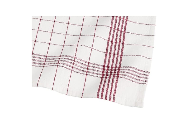 Køkkenhåndklæde 50 x 70 cm - Rød - Tekstiler - Badetekstiler - Håndklæder