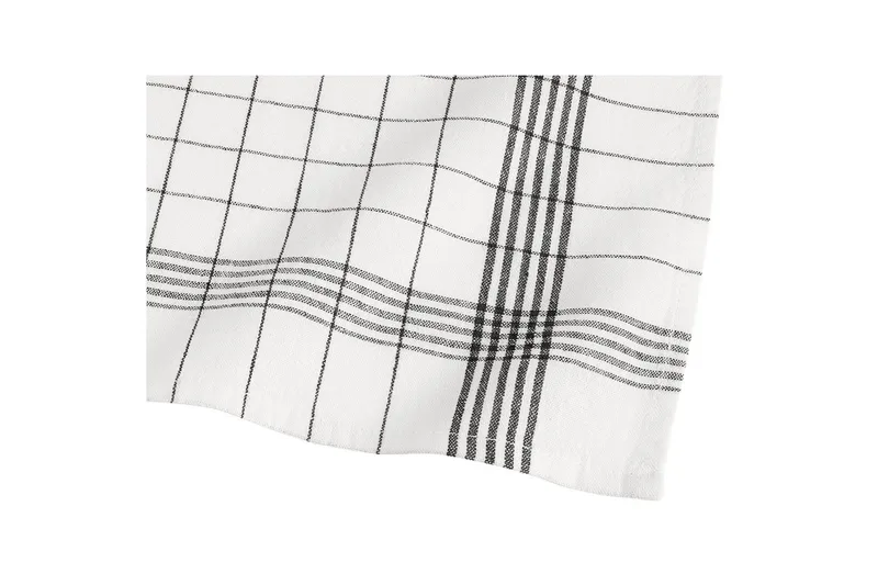 Køkkenhåndklæde 50 x 70 cm - Sort - Tekstiler - Badetekstiler - Håndklæder