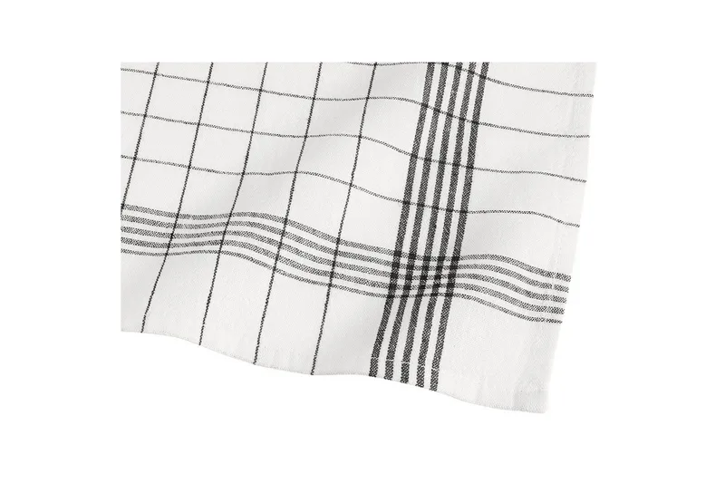 Køkkenhåndklæde 50 x 70 cm - Sort - Tekstiler - Badetekstiler - Håndklæder