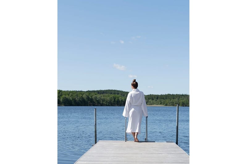 Badekåbe 360 g, Unisex Hvid - Tekstiler - Badetekstiler - Morgenkåber & badekåber