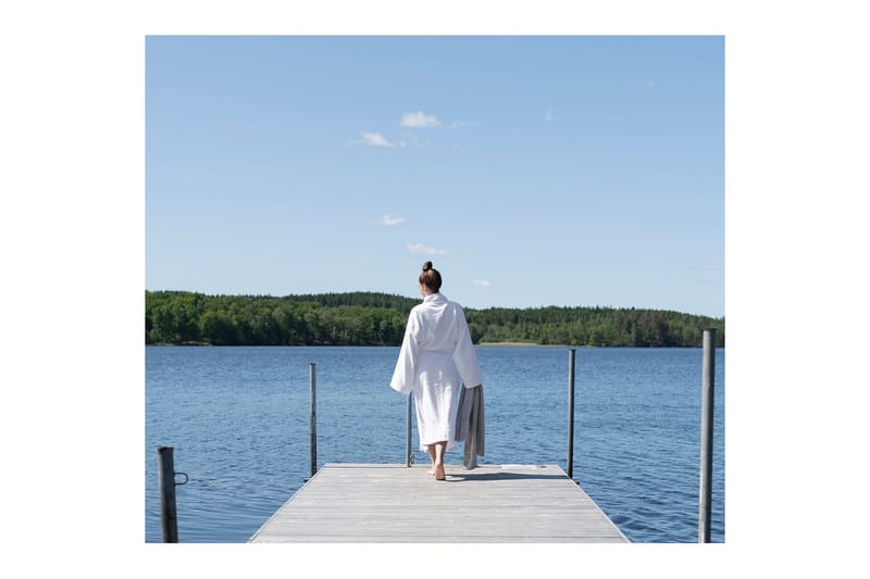 Badekåbe 360 g, Unisex Hvid - Tekstiler - Badetekstiler - Morgenkåber & badekåber
