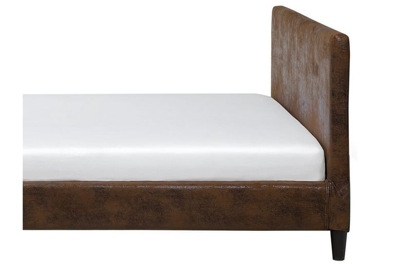 Bossom seng dækker 160x200 cm Kunstlæder - Brun - Sengetøj