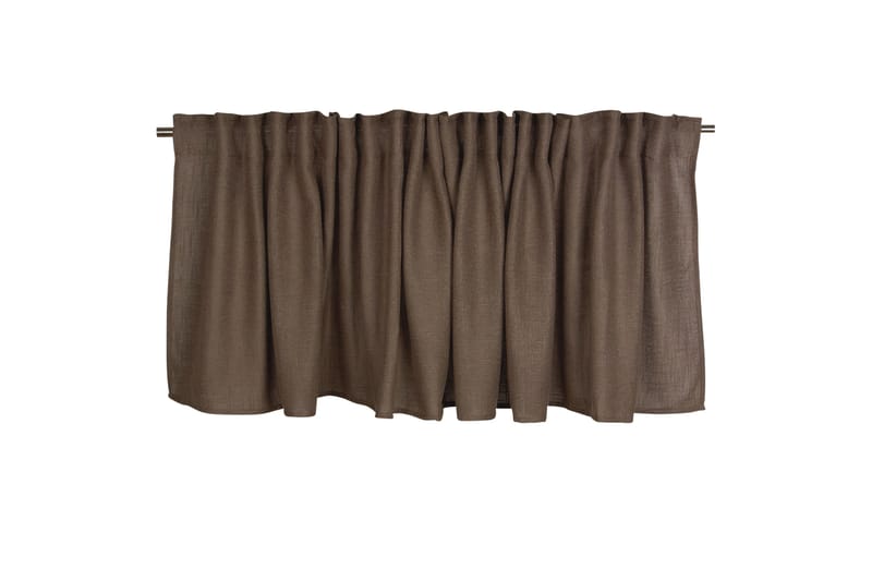 Alan Gardinkappe 55 cm - Nougat - Tekstiler - Gardiner - Cafégardin