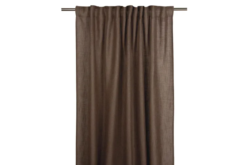 Brooklyn Gardinlængde 140x280 cm - Nougat - Tekstiler - Gardiner - Lange gardiner - Gardiner med læg