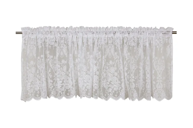 Ella Cafégardin Løbegang 55x250 cm, Hvid