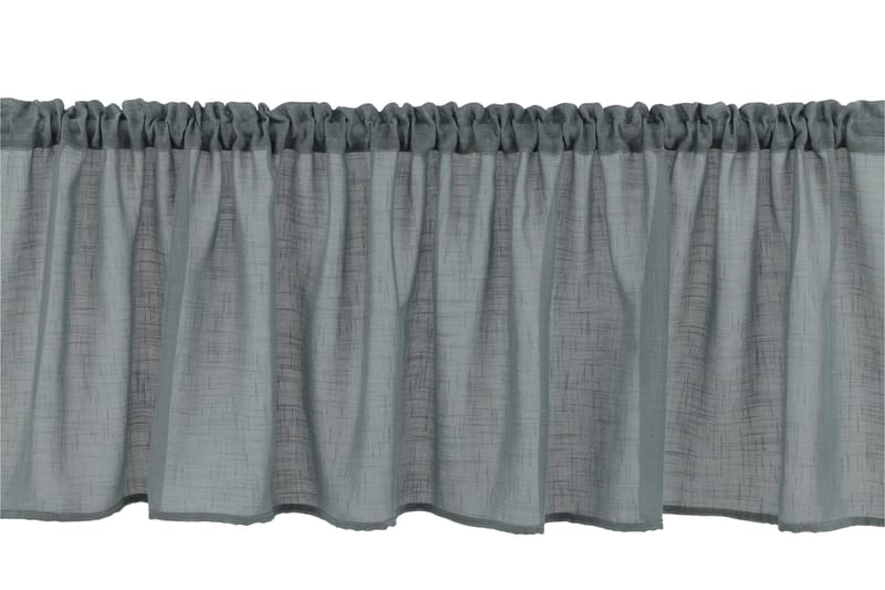 Kaya Cafégardin 55x250 cm - Grå - Tekstiler - Gardiner - Cafégardin