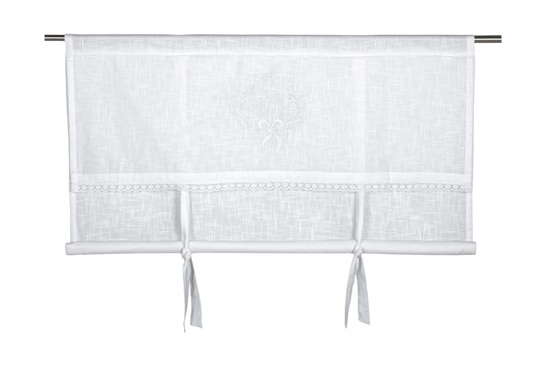 Fondaco Emmy Hejsegardin 100x100 cm - Hvid - Foldegardin