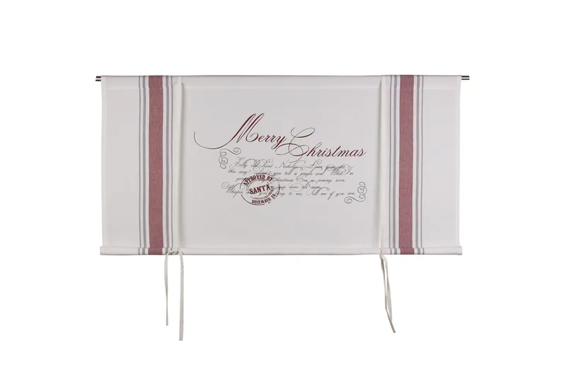 Santa Rullegardin 140 cm, Hvid