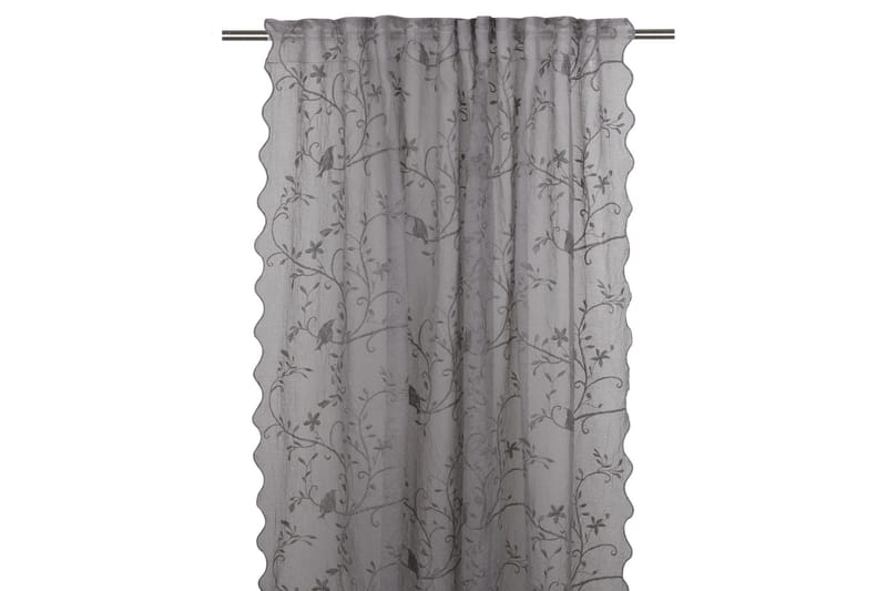Bird Gardinlængde 130x250 cm, Grå