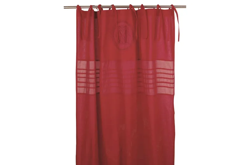 Molly Gardinlængde 120x240 cm, Rød